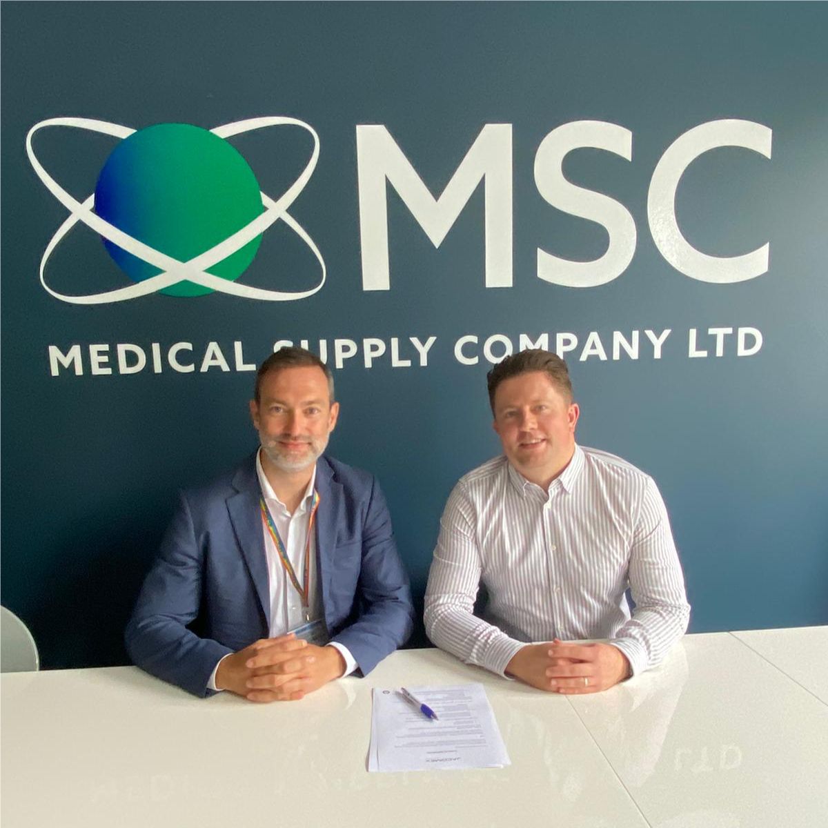 Partenariat avec la société Medical Supply Company (MSC) pour représenter Jacomex en Irlande
