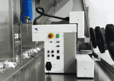 Robot de dosage pour boîtes à gants